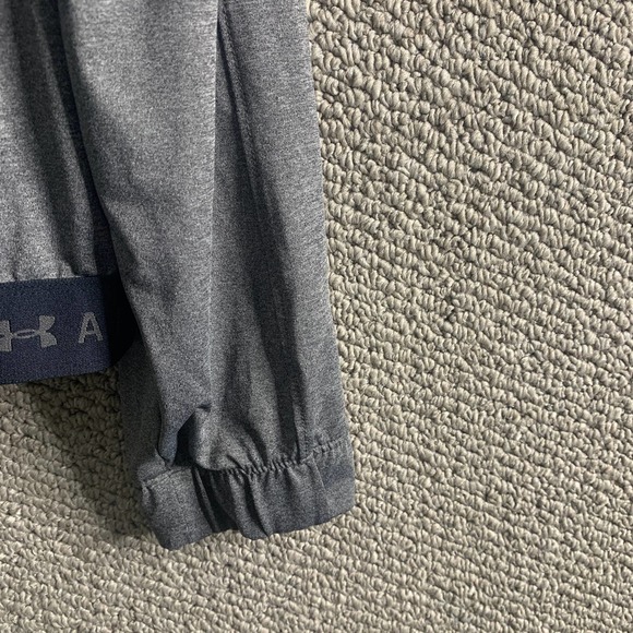 Under Armour Womens Jacket Size Large Gray Fitness Workout Track HeatGear‎ - Picture 5 of 11
